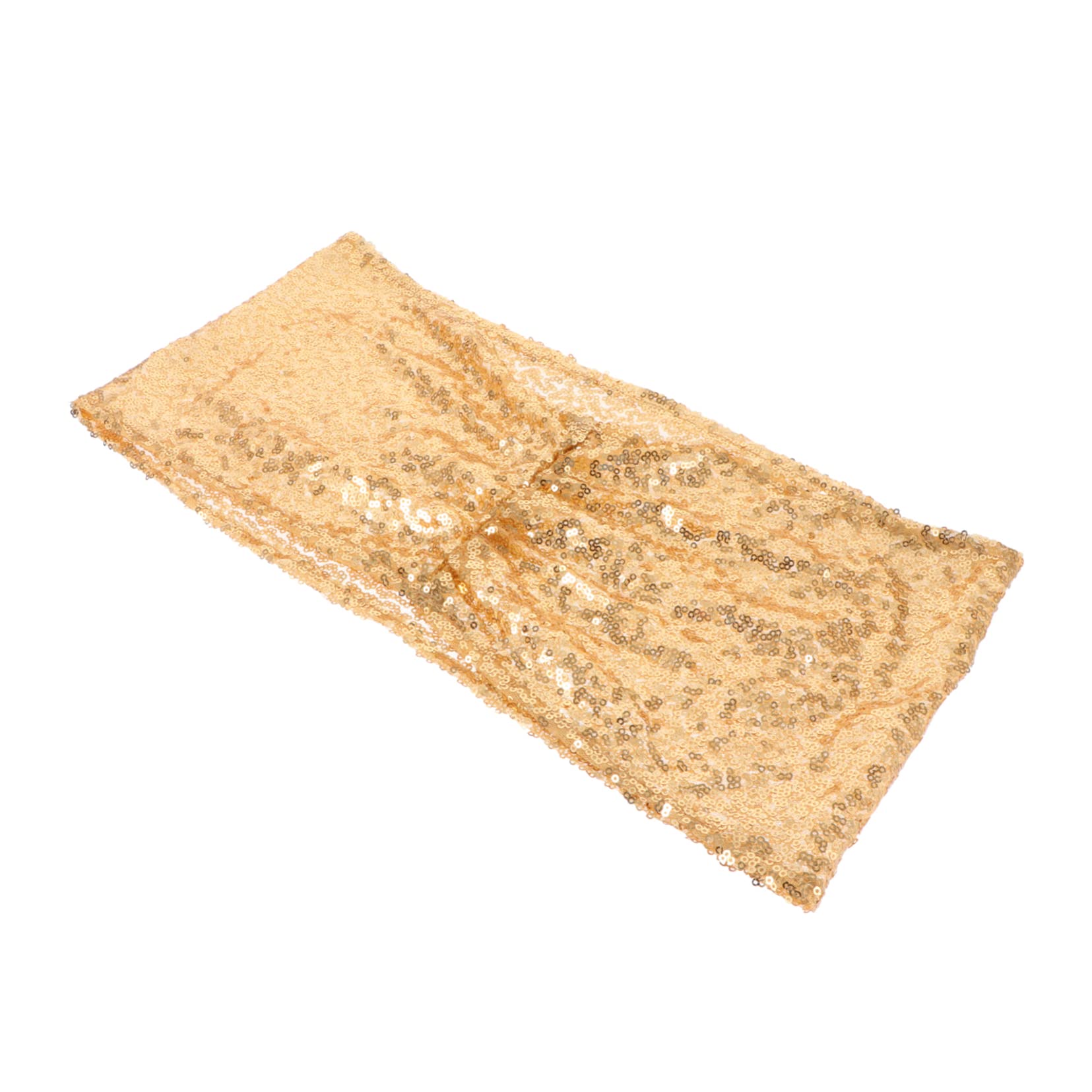 Alipis 10 Dekorative Stuhlschleifen mit Pailletten Goldfarben Polyester für Bankettstühle Hochzeit und Geburtstag Festliche Deko