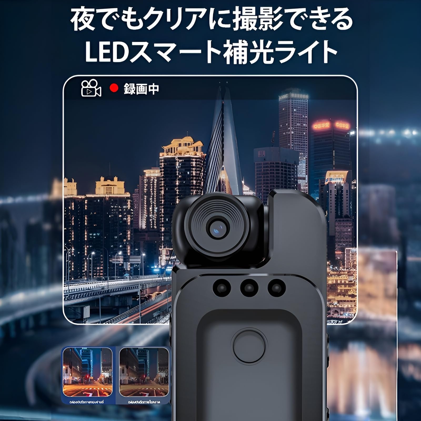 Amazon.co.jp: [Yizibuur]【2025新進化 4K HD 長時間録画小型ビデオ