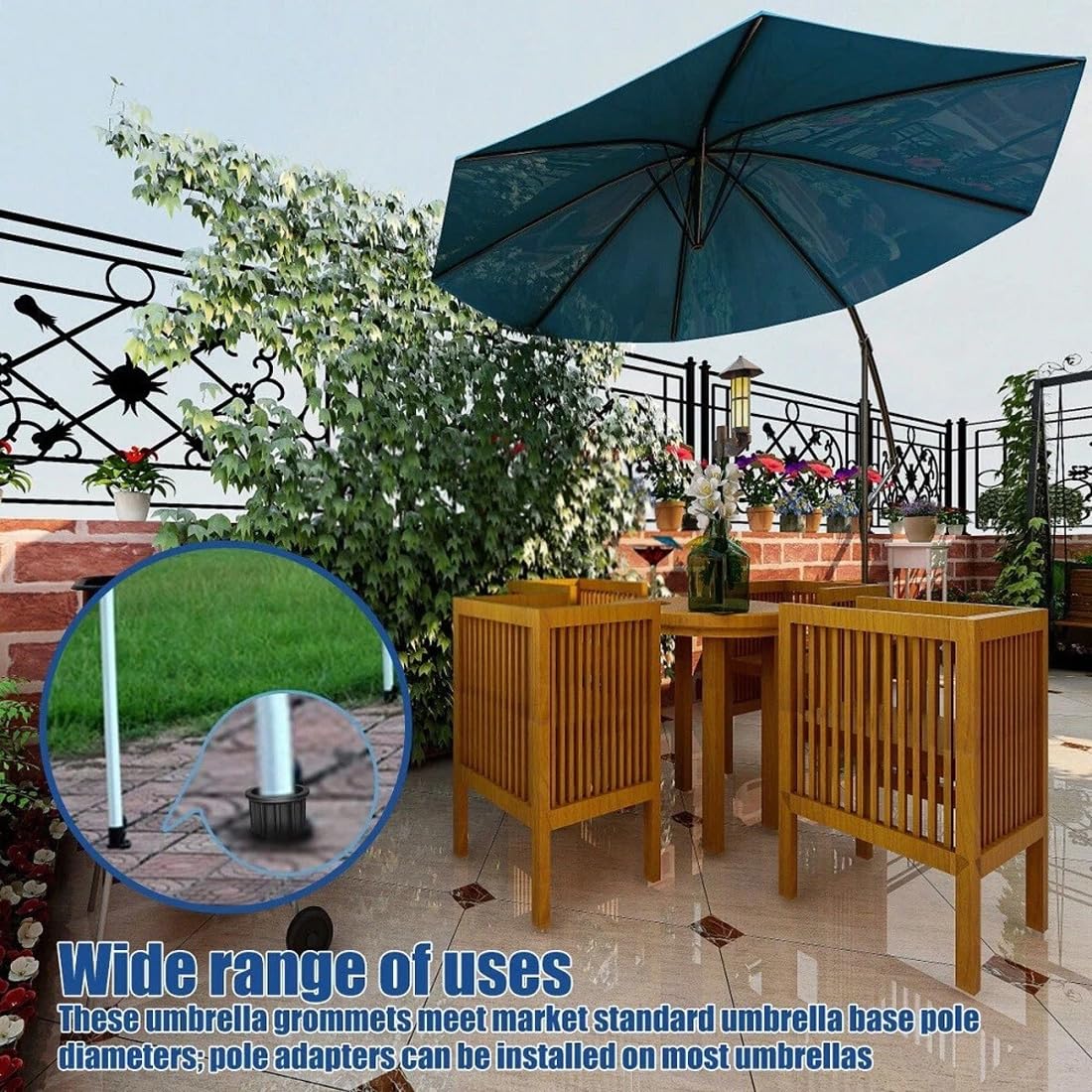Base per Ombrellone da Giardino 60 Kg a Croce in Plastica 50x50x7.5 cm | Leroy Merlin