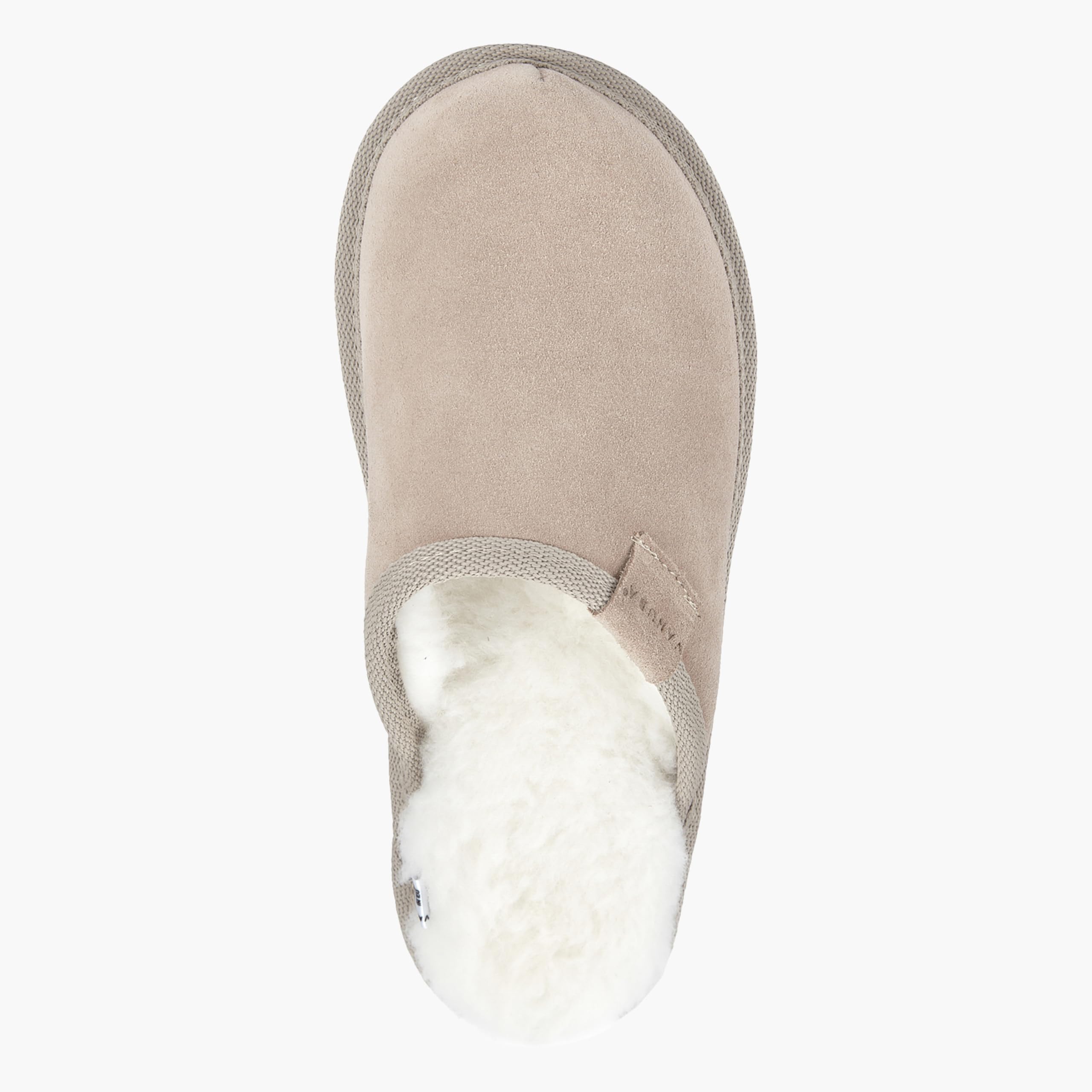 Vanuba Handgemacht Lammfell Warme Hausschuhe Damen Winter Slippers - Hauspantoffeln - Kuschel Pantoffeln Damen Plüsch - Damen Pantoletten Winter - Flache Slippers für Drinnen