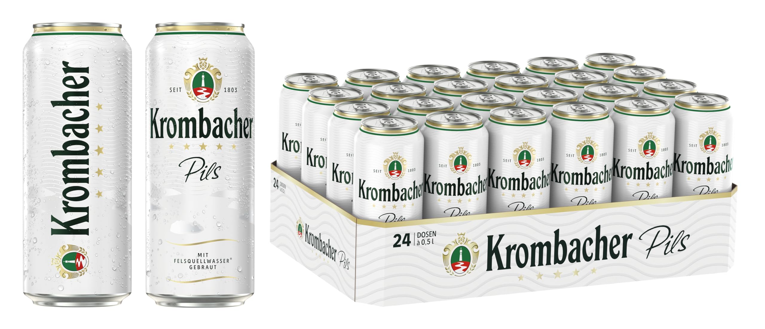 Krombacher Pils 0,5L Dose 24er Dosentray