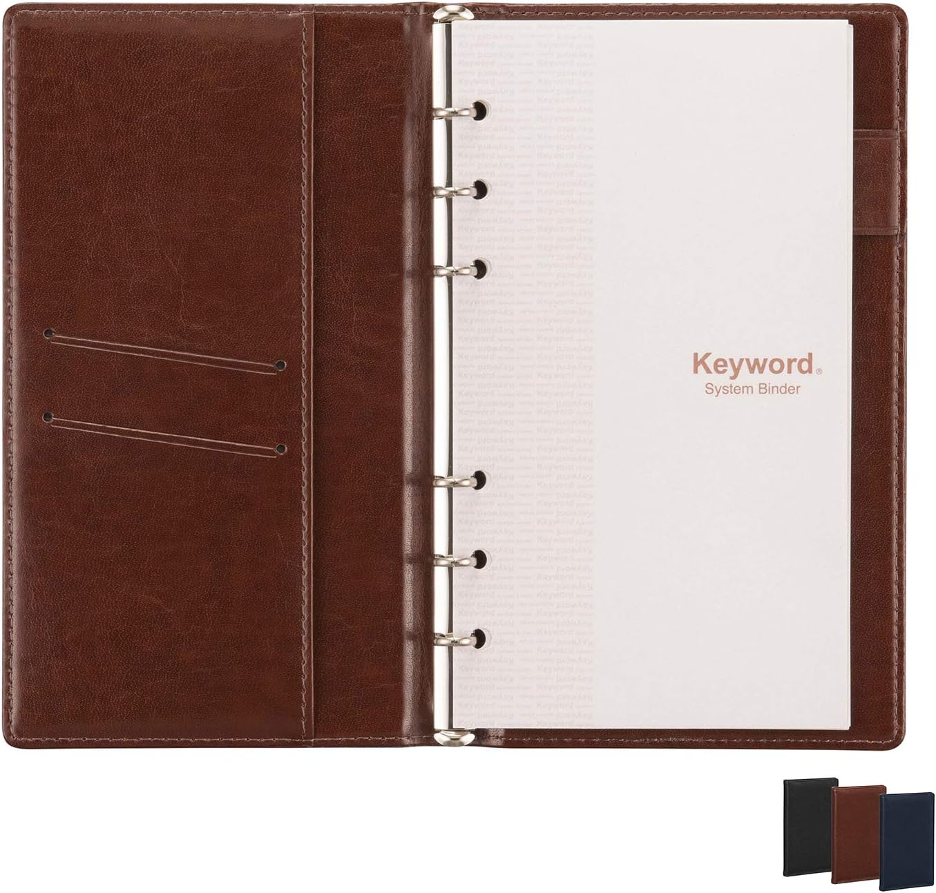 Raymay Fujii JWB7011B Personal Organizer, Keyword, Bible, Just Refill Size, Black