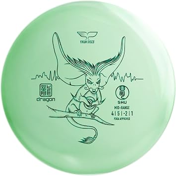 yikundiscs Yikun PDGA Approved Disc Golf|Mid Range|170-175g|Overstable or Understable Mid-Range Dick Golf for Outdoor Games and Competition[Dics Shade Color May Vary]