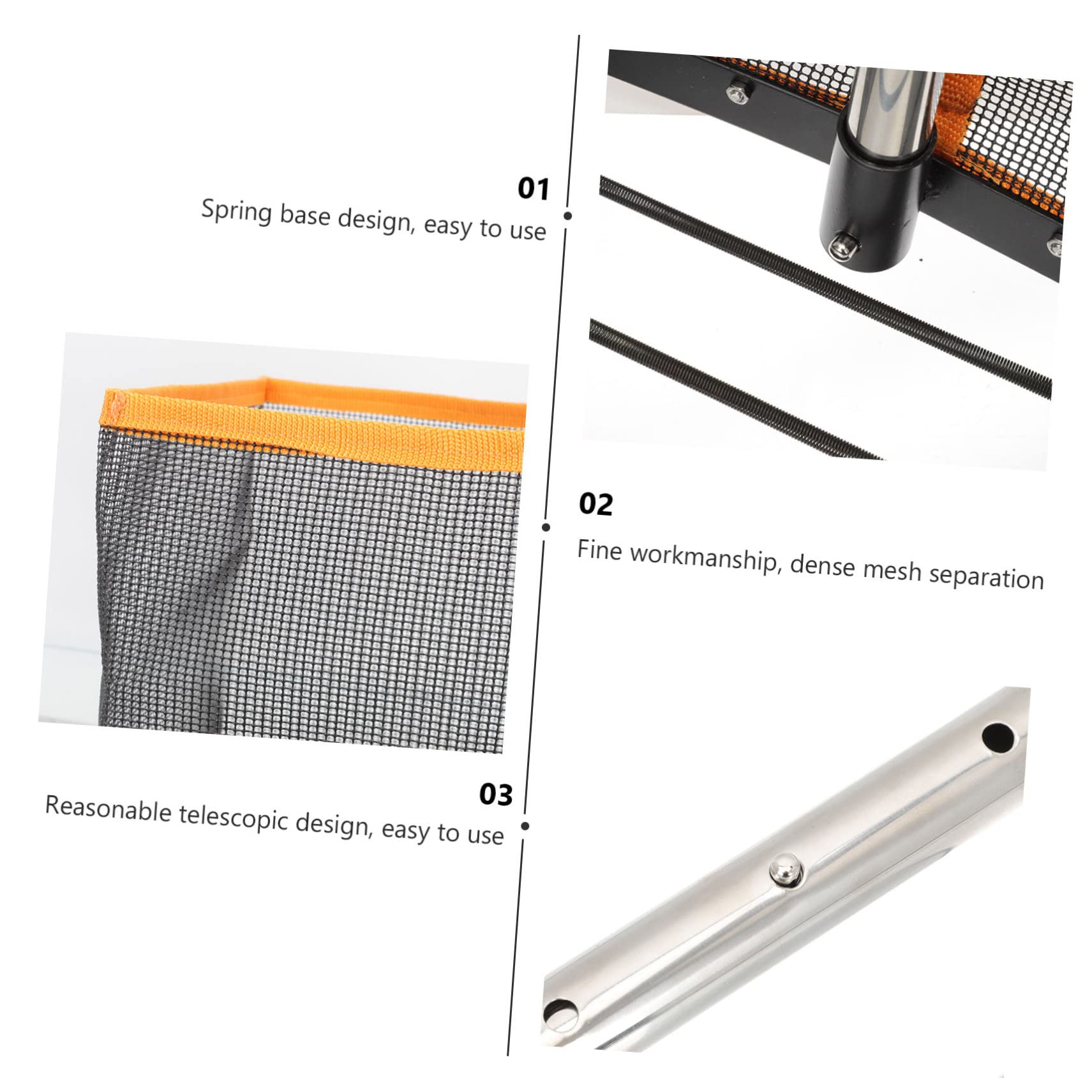 TOYANDONA Recogedor De De Tenis De Mesa - Herramienta para Recoger De -Pong Contenedor para De Tenis Recolector De De Tenis Mango Telescópico Recogedor