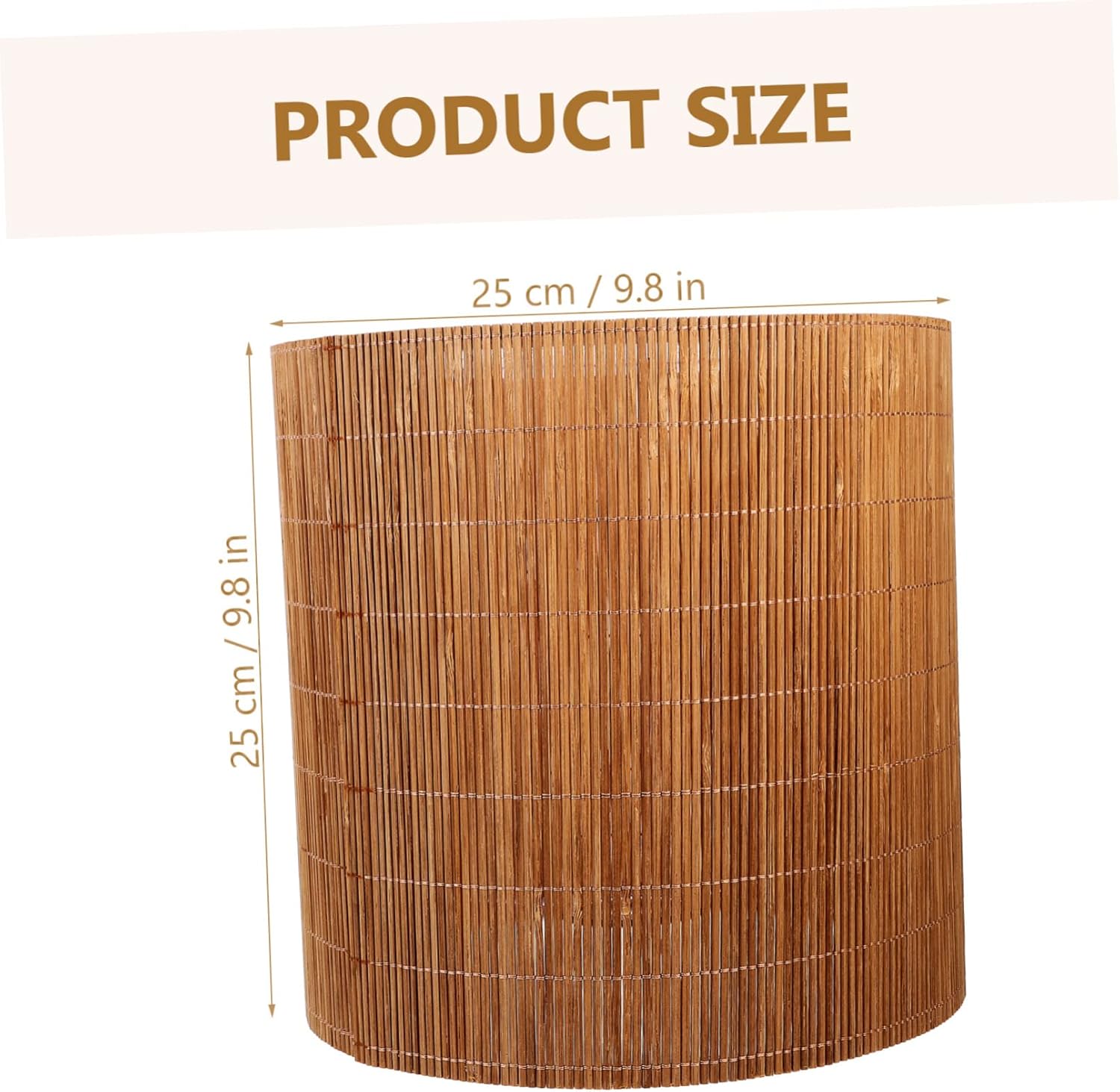 Lurrose Woven Rattan Pendant Lampshade Replacement Rustic Ceiling Light Cover for Fixtures Design for Bedroom and Living Room Lighting Decor