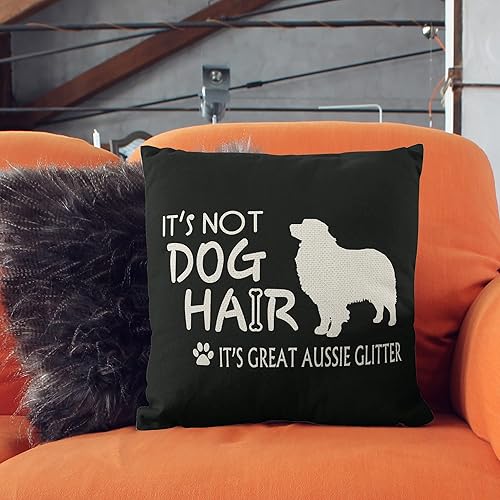 Miniatura 2 de Fundas de Almohada de Pastor Australiano - Regalos de Pastor Australiano, Funda de Almohada Decorativa para Perros 18x18 Pulgadas, Regalos Aussie