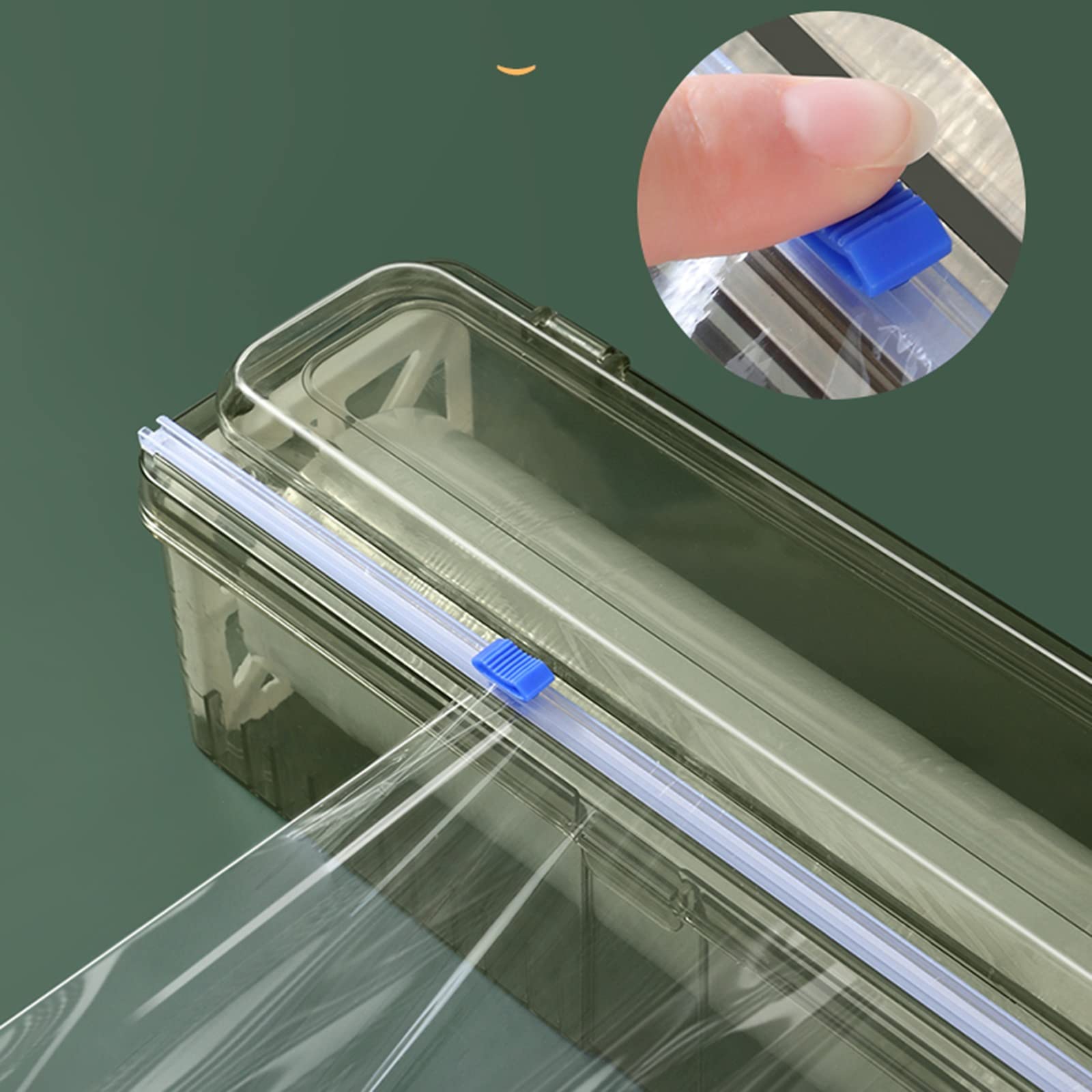 Découpeur Film Étirable | Distributeur Film Alimentaire Magnétique | Distributeur D'emballage Alimentaire | 36,5x5,5x5 Cm Coupe-Film Plastique | Distributeur De Film Plastique Avec Coupe-Glissière