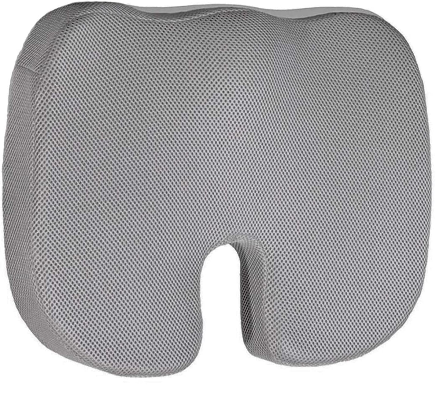 Coop Home Goods - 100% Bamboo Charcoal infused Memory Foam Seat Cushion - Designed to provide Orthopedic Support and comfort - Relieve Back, Sciatica and Tailbone pain - Washable Removable Cover
