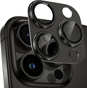 Camera Film for iPhone 13 Pro/13 Pro Max, Camera Protection, Full Protection, 9H Tempered Glass, Aluminum Alloy, iPhone 13 Pro/13 Pro Max, Lens Cover, Shockproof, Overexposure, Black Edge, Ultra High
