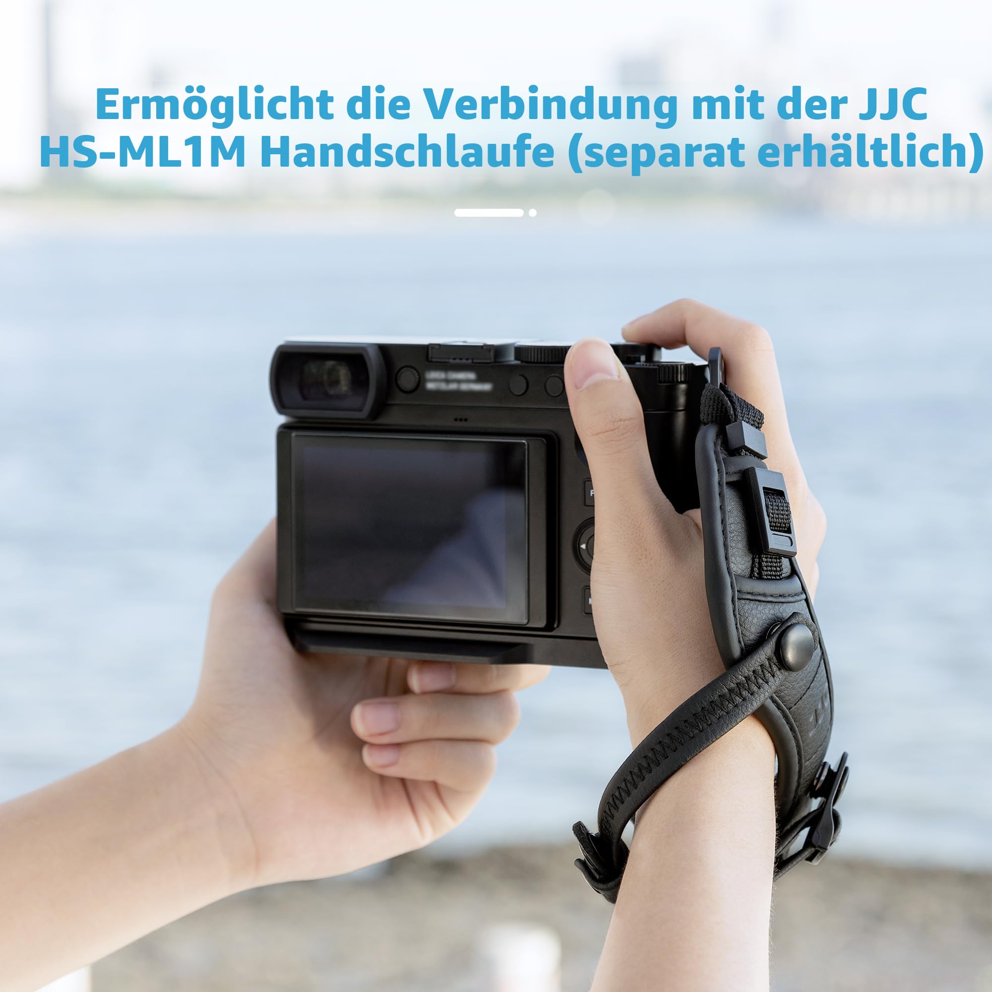 JJC Metall Handgriff mit Schnellwechselplatte für Lei. Q3 Q343 Kamera