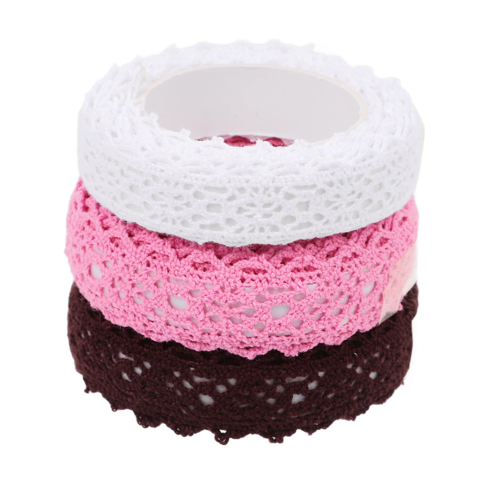 Housoutil 5 Series Cinta De Encaje Cintas De Encaje Para Manualidades Cintas De Autoadhesivas Cintas Adhesivas Cordón Cinta Washi De Cinta Decorativa De Tela 3 Rollos*5