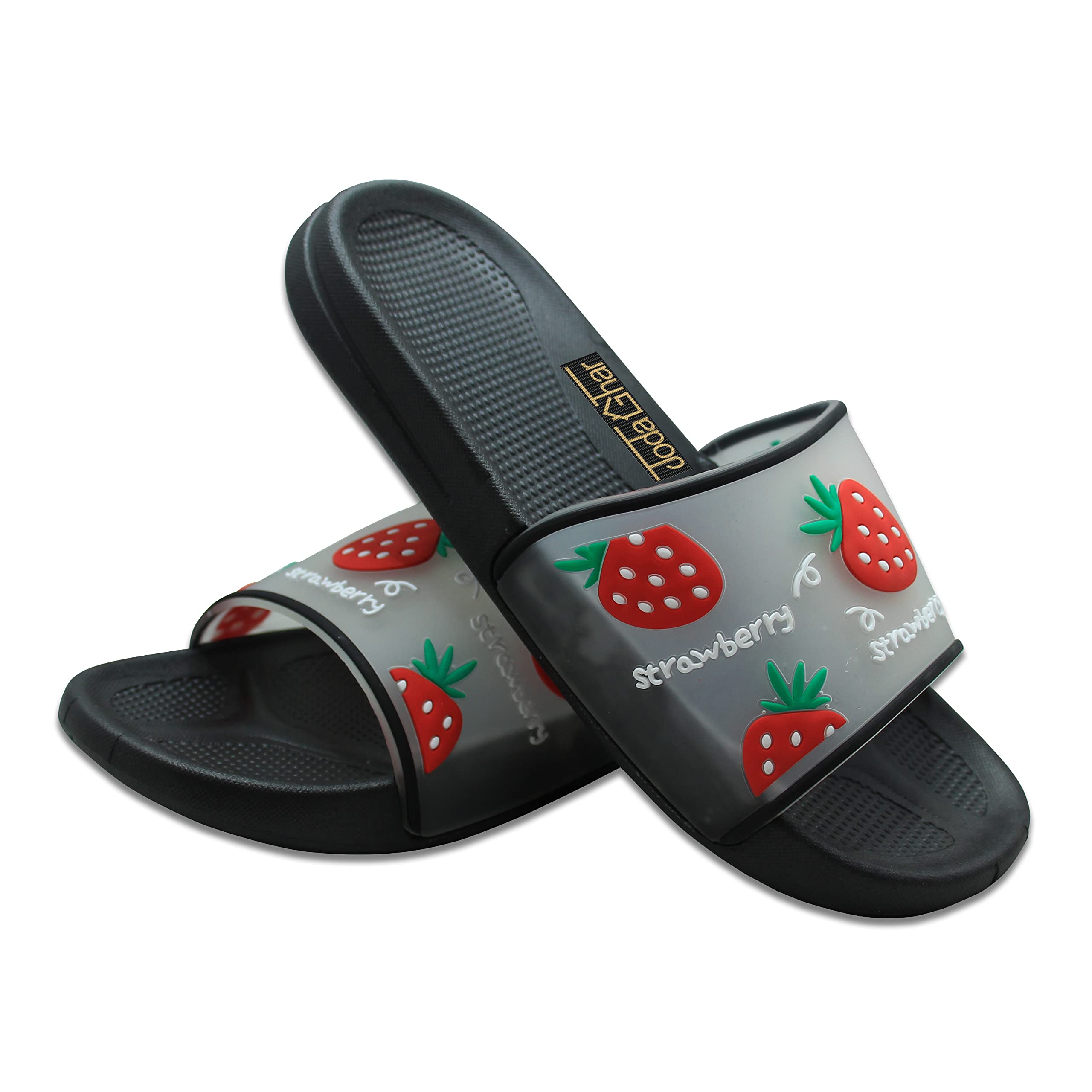 Joda Ghar Womens Slippers Indoor House or Outdoor Latest Fashion Black Casual FlipFlop Slipper For Women and Girls - EU Size 37 | UK Size 4 [ 2098 Fruit_Black-37 ] (B09CG57XMT) Amazon Price History, Amazon Price Tracker