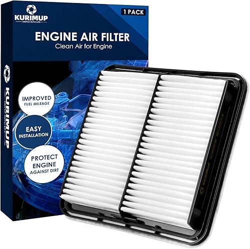 El filtro de aire de motor eficiente CA9997 ofrece un 99% de purificación de aire, apto para Subaru Crosstrek (2016-2017), Forester (2009-2018),