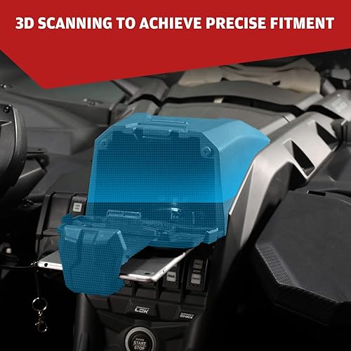 Miniatura 4 de HAKA TOUGH X3 Soporte para tableta de dispositivo electrónico, soporte GPS para iPad o teléfono, soporte GPS compatible con 2017-2025 Can Am