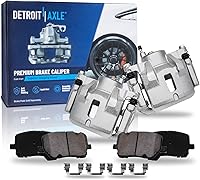 Vista 42 de Detroit Axle - Kit de freno trasero para Ford Fusion Lincoln MKZ Zephyr Mazda 6 Mercury Milan, repuesto de pastillas de freno de cerámica