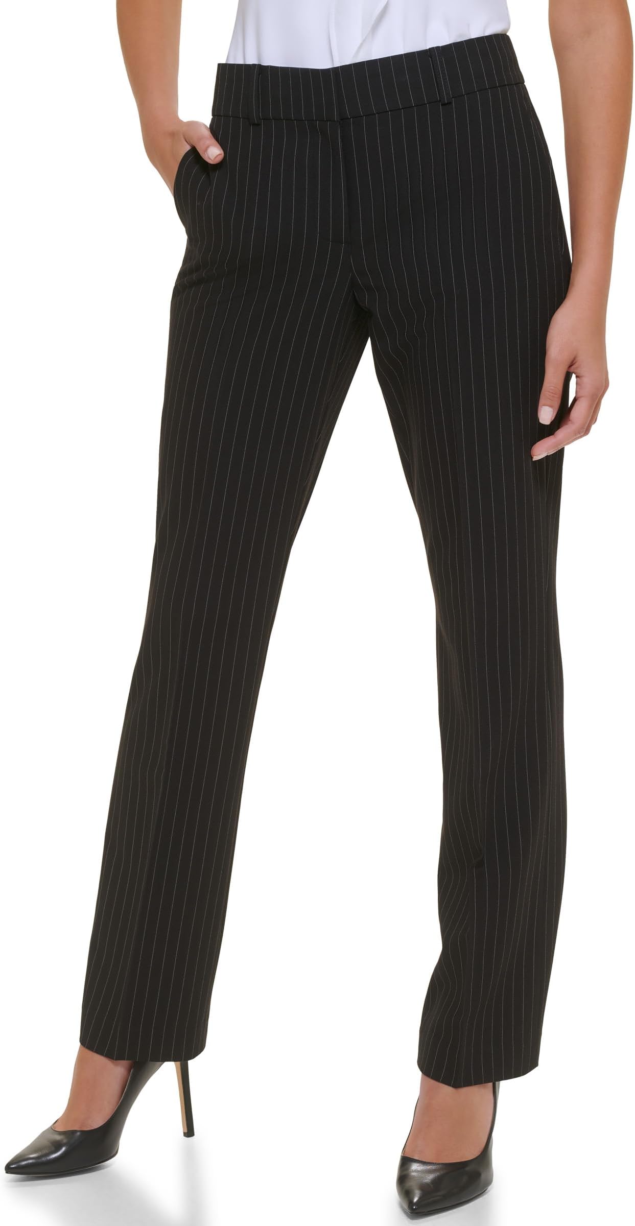 Tommy Hilfiger Solid Sutton Boot Leg Trousers