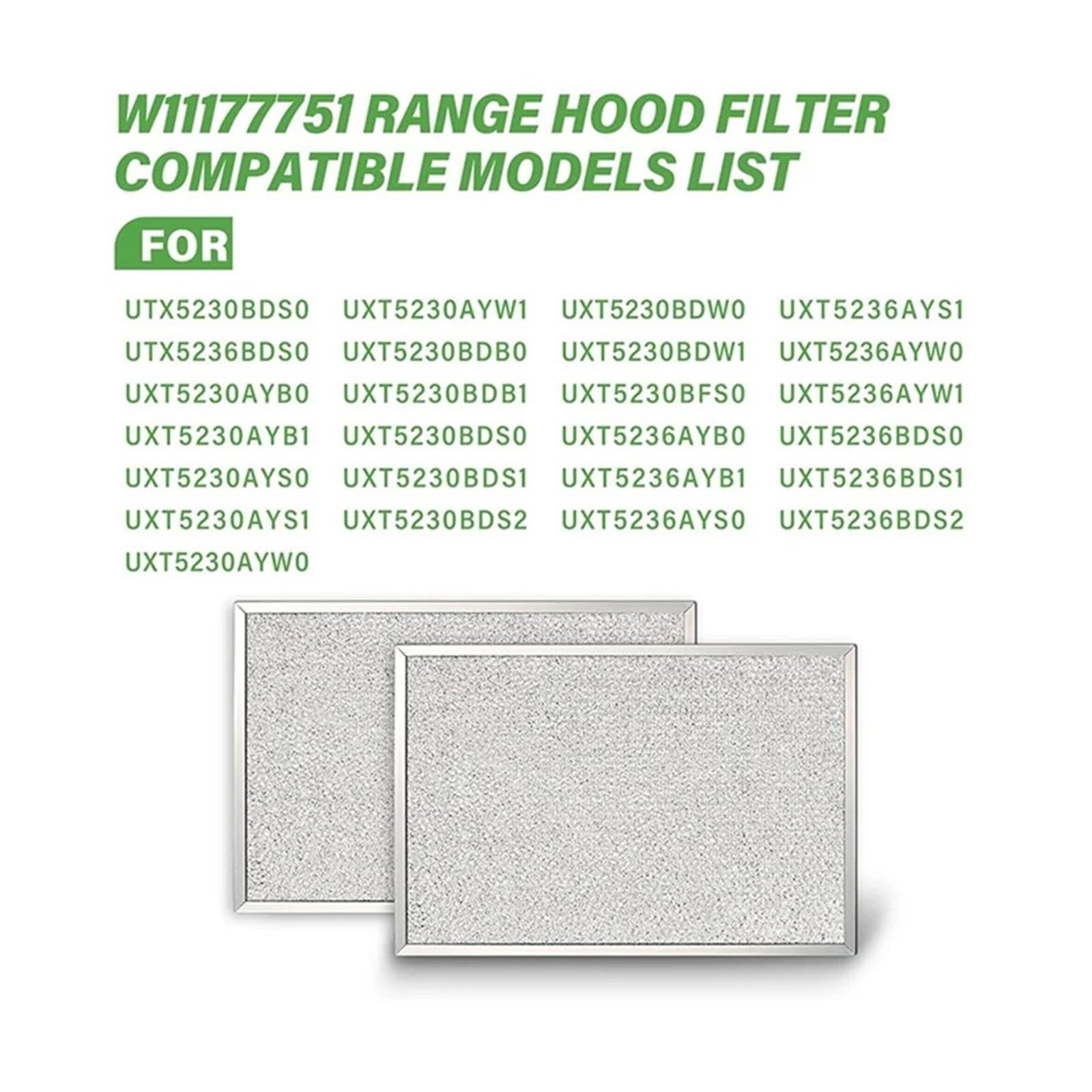 Filtro De Campana Extractora, Compatible Con Whirlpool