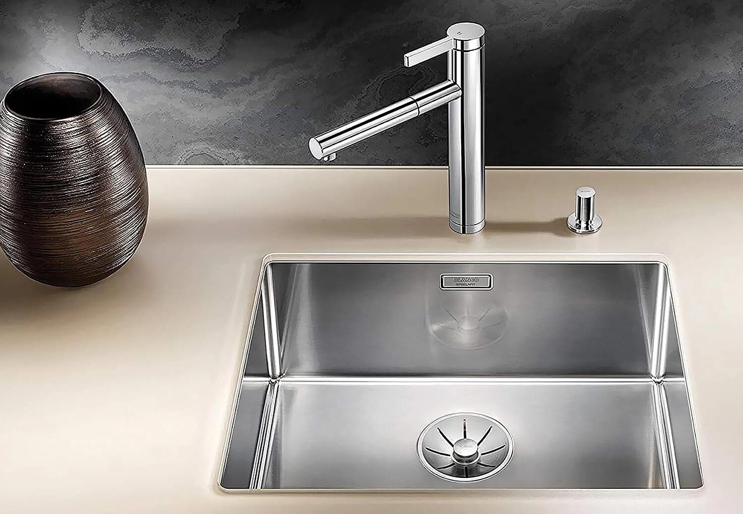 BLANCO 121711 Tappo Eccentrico InFino, Nero - Per Comando Di Scarico - Foto 4