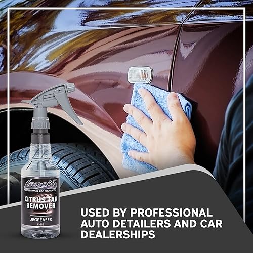 Miniatura 6 de LANE'S Removedor de alquitrán de cítricos para automóviles, desengrasa y elimina el alquitrán de carretera, agradable olor a cítricos, seguro