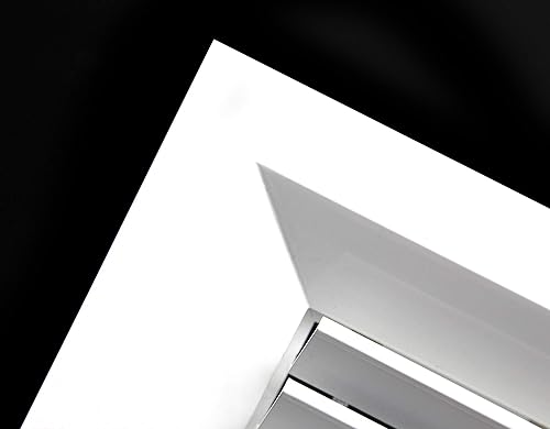 Miniatura 5 de HVAC Premium Rejilla de aire HVAC de techo ajustable de aluminio extruido de 18 '' de ancho x 18 '' de alto  intercambiable 1 vía