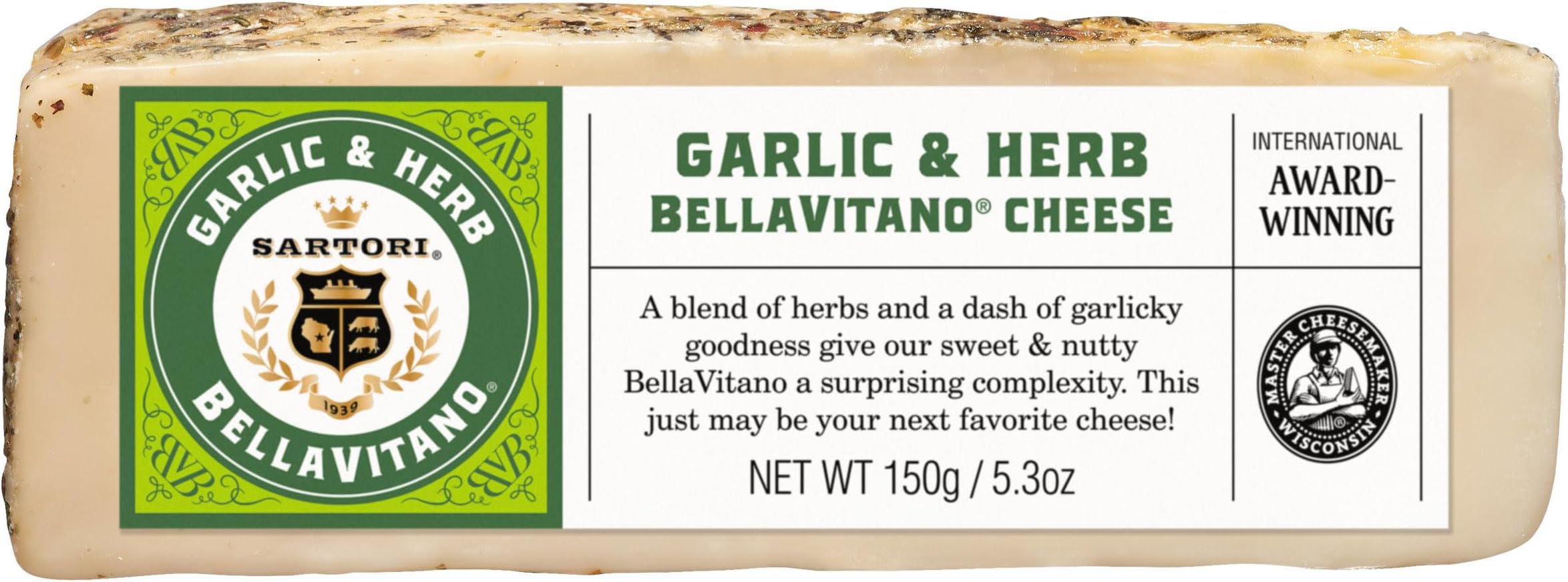 Sartori BellaVitano Garlic & Herb, 5.3 oz