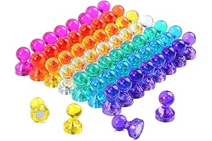 60Pcs Push Pin Magnets: Cute Magnets for the Fridge