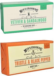 Scottish Fine Soaps Large Cleansing Bar Body Soap Double Pack 2 x 220g