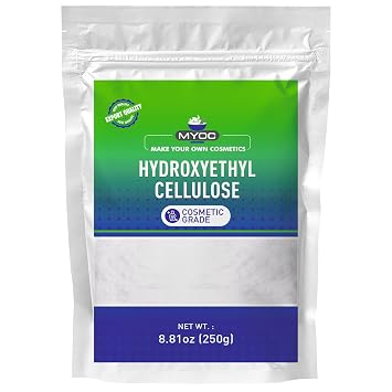 Hydroxyethyl Cellulose Powder 250 g / 8.81 oz - Cosmetic Grade For DIY Gels Serums Shampoos & Lotions