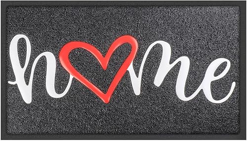 Tapete de bienvenida duradero para puerta delantera, tapete de bienvenida al aire libre, tapete antideslizante para entrada, entrada a casa, patio,