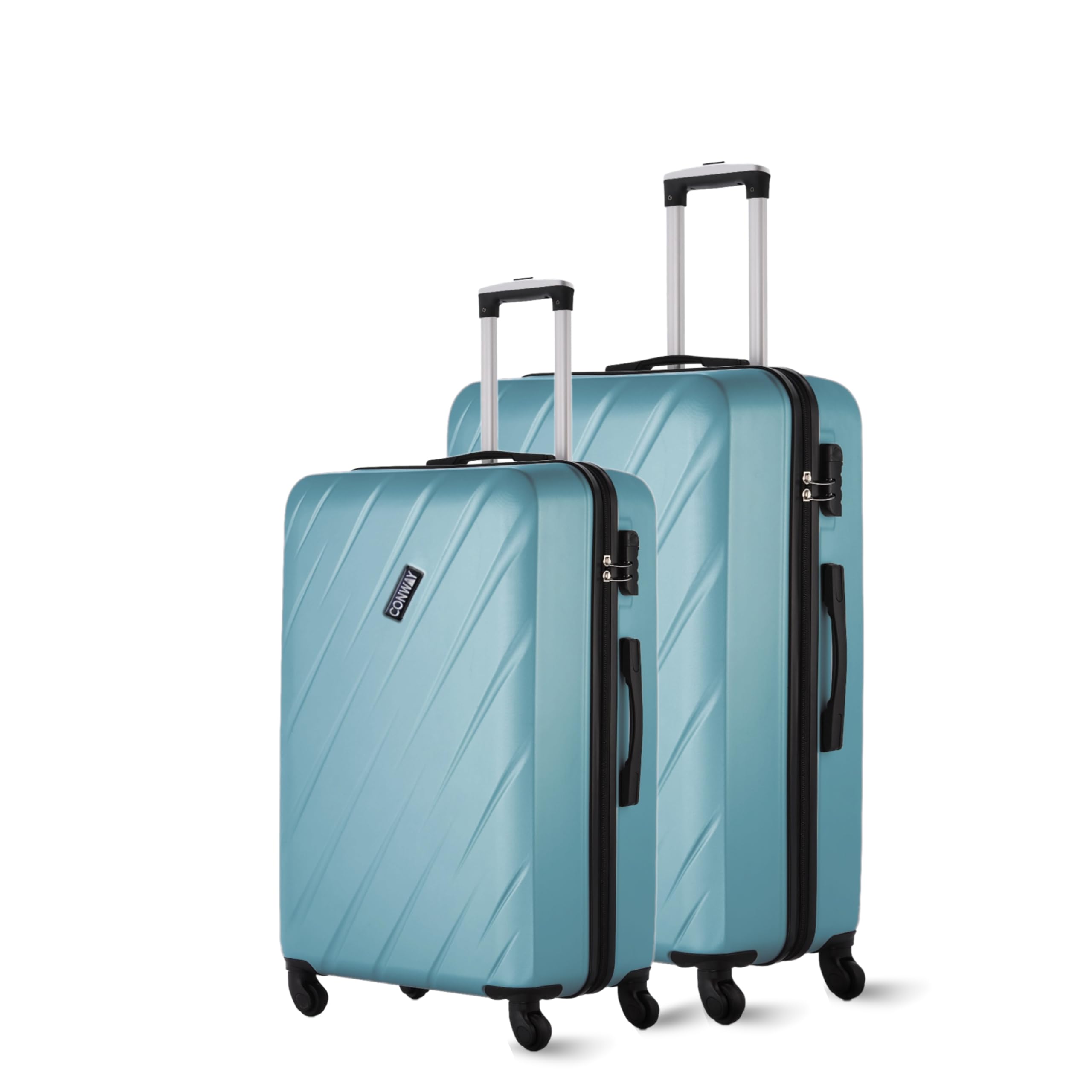 conway Verve Hard Shell Luggage Set of 2 (20 Inch + 24 Inch) | TSA Lock | 360° Spinner Wheels | Lightweight Travel Suitcase Set for Men & Women | Teal-picture-41