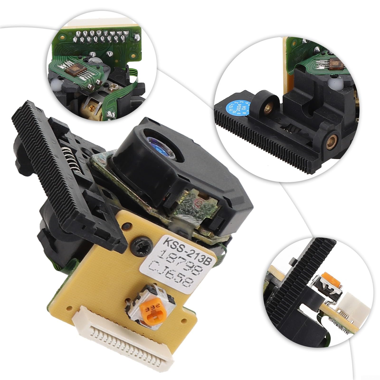 Micro optique 1 KSS-213B KSS-213C KSS-213CL lentille d'objectif bleue avec manchon en cuivre pour une utilisation avec lecteur DVD radio