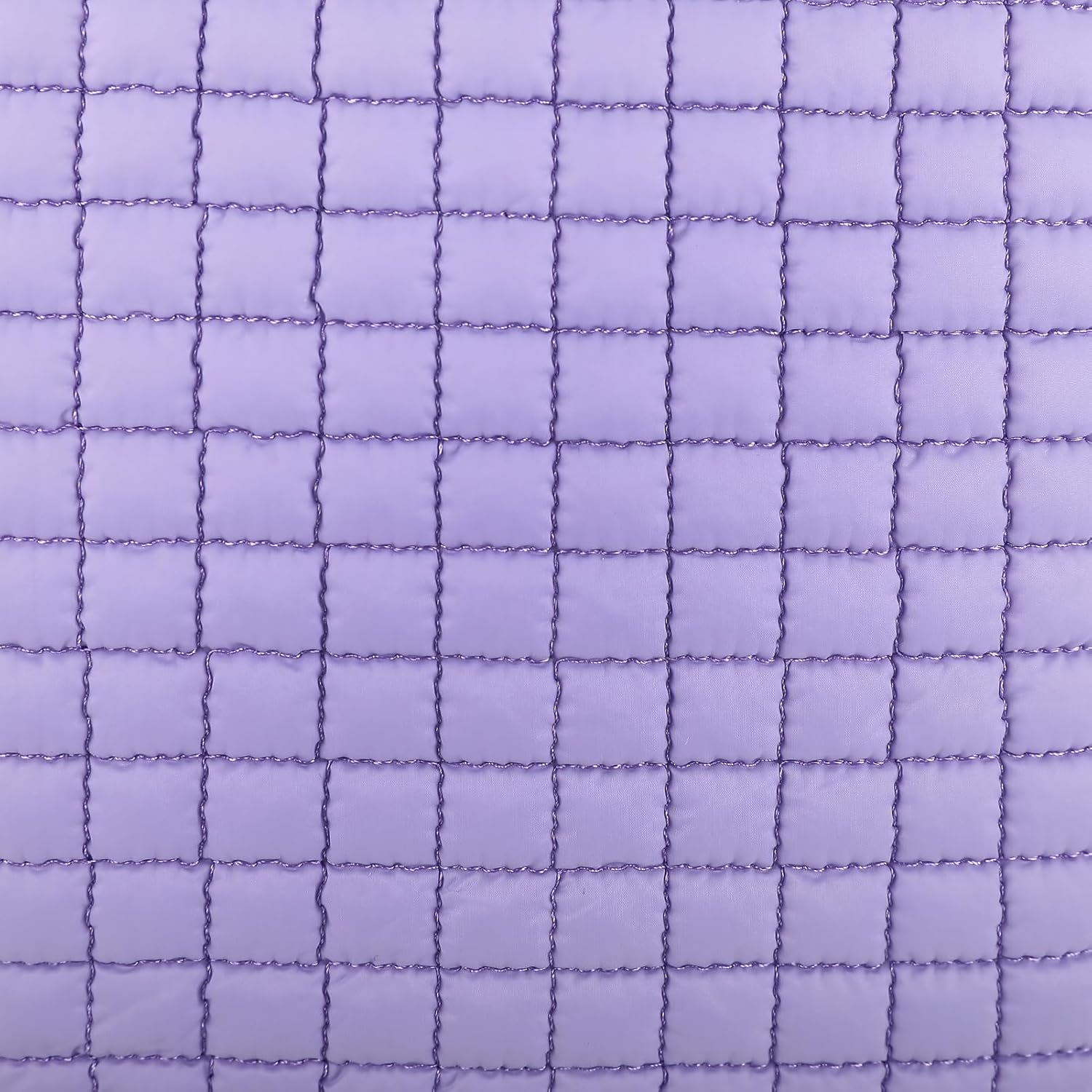 Mini Quilted Puffer Backpack for Women,Lightweight Puffy Bookbag,Small Casual Daypack for Ladies,Purple - Image 7