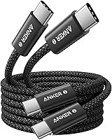 Anker 240W USB C Kabel, [2 Stück 1,8m] PD 3.1 Schnellladekabel USB C auf USB C Kabel, USB C Ladekabel für iPhone 17 Pro...