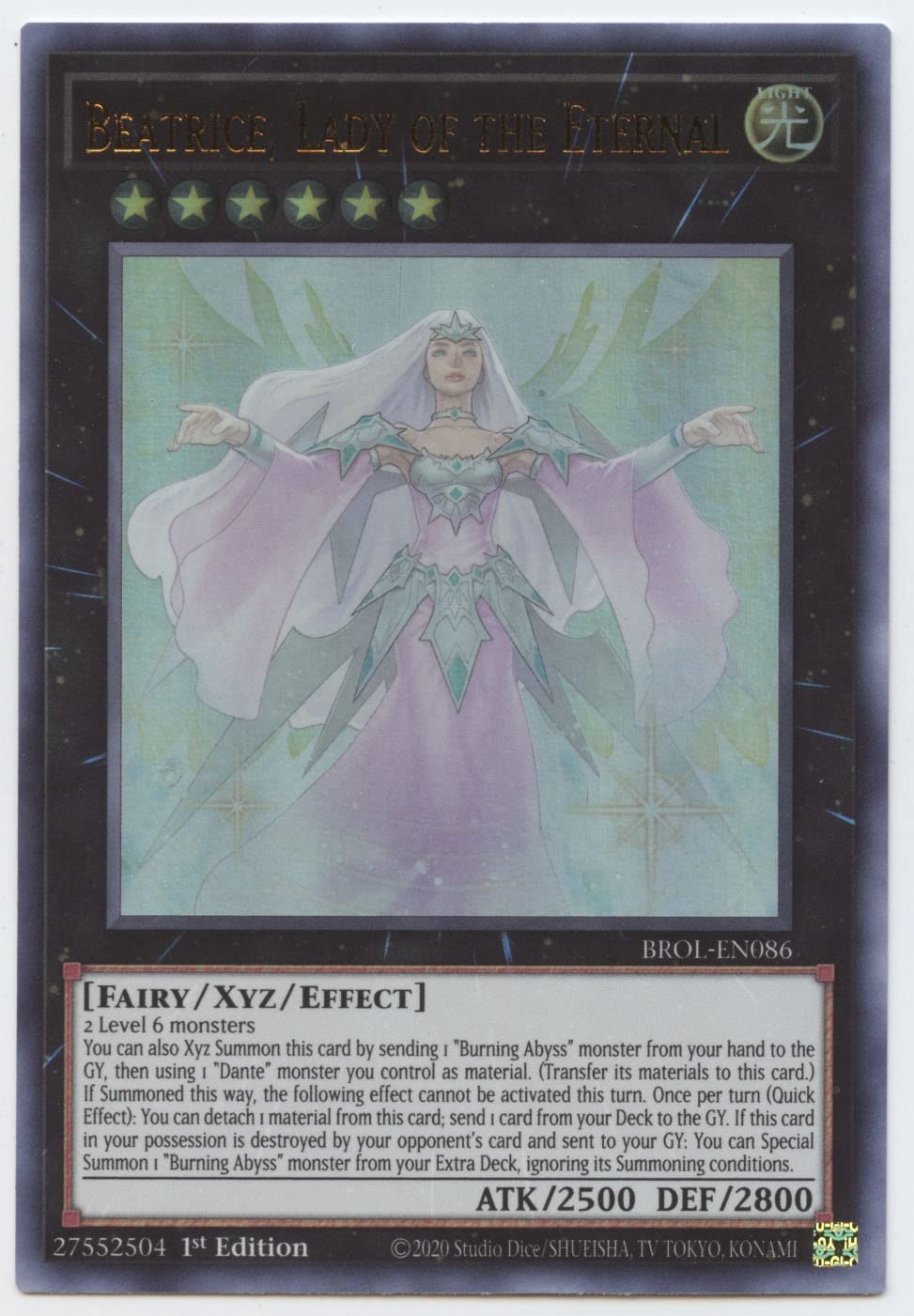 BROL-FR086 Béatrice, La Dame Éternelle - Yu-Gi-Oh
