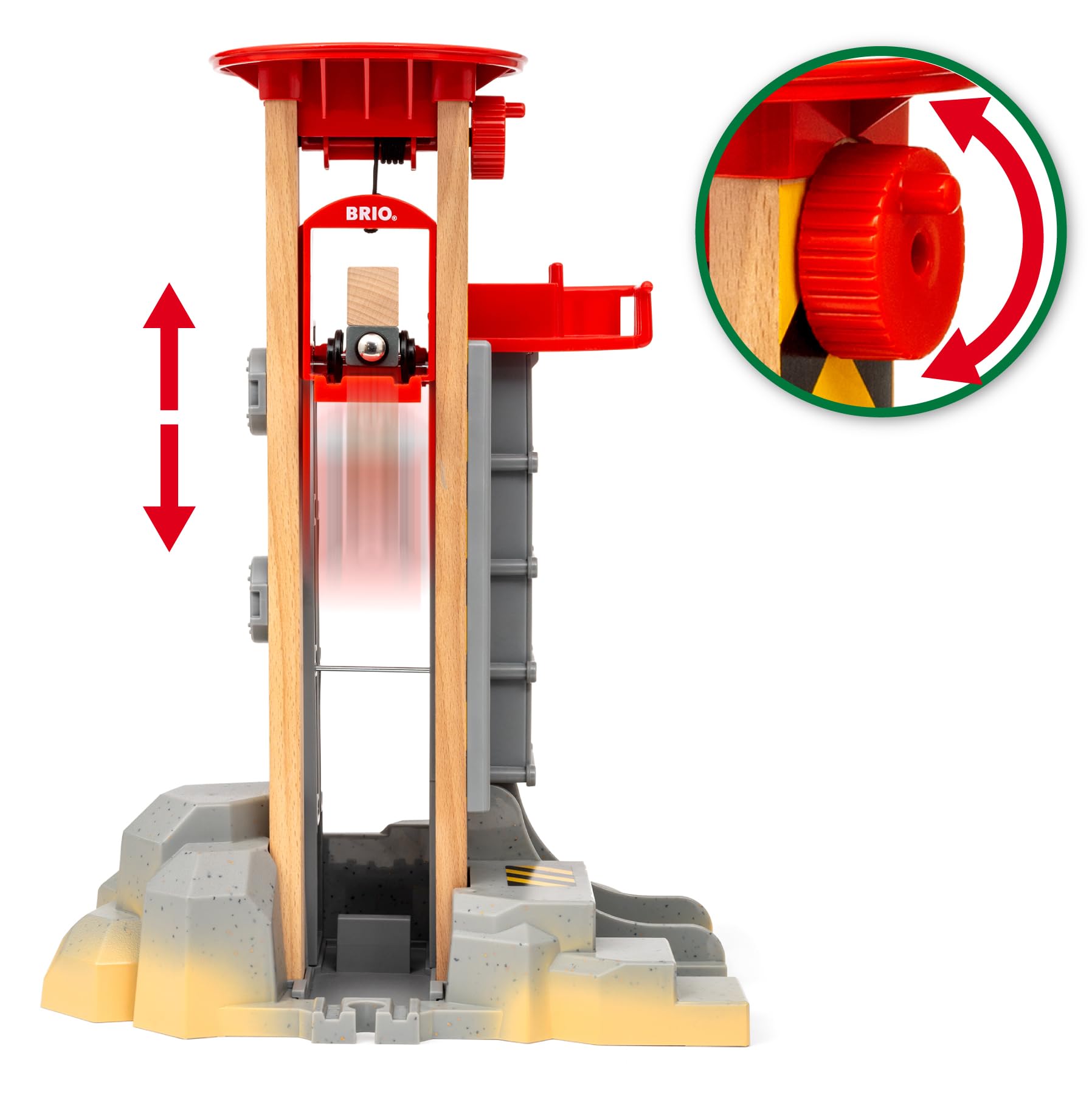 BRIO World 36010 Gebirgs-Frachten Set Deluxe - Eisenbahn-Spaß auf Mehreren Ebenen mit viel Zubehör - Viele Spielmöglichkeiten durch frei kombinierbare Elemente - Empfohlen für Kinder ab 3 Jahren