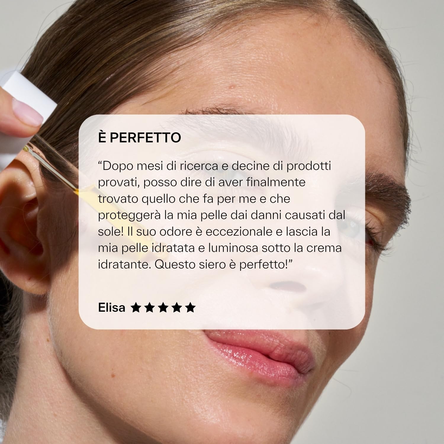DAY+ | UV DROPS SPF 50 | Siero Viso Concentrato Solare ad Alta Protezione | Protegge dai raggi UVA/UVB, Contrasta le rughe e l'invecchiamento cutaneo, Idrata | Karanja, Buriti, Semi d'Uva | 30 ml