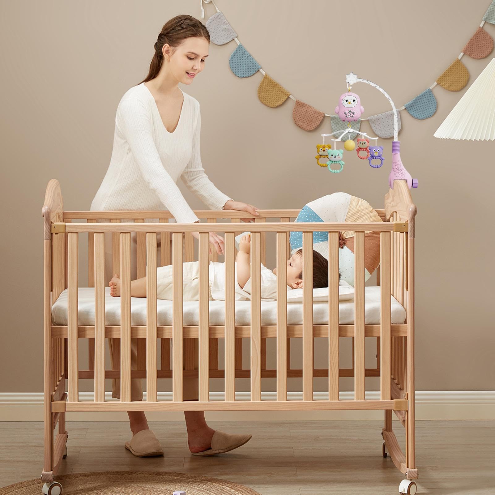 Móvil para Cuna de Bebé Móvil Colgante para Cuna o Moisés