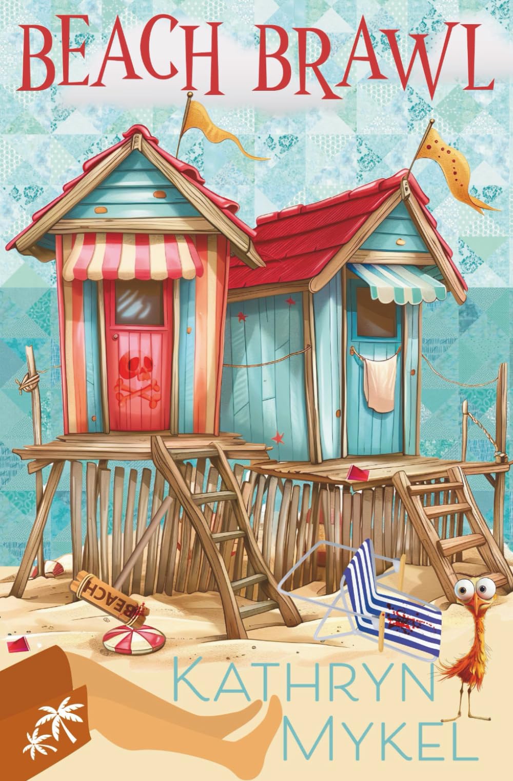 Beach Brawl: A Quilting Cozy Mystery [Paperback] Mykel, Kathryn