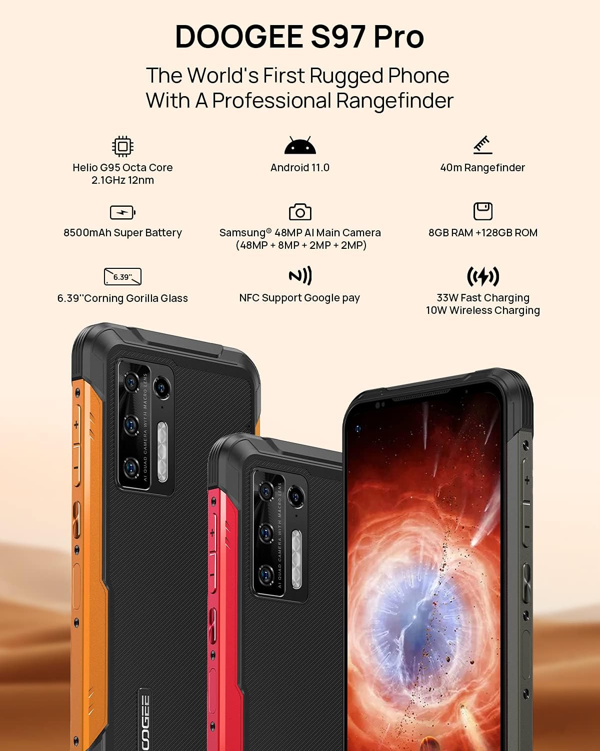 DOOGEE S97 Pro Key Features