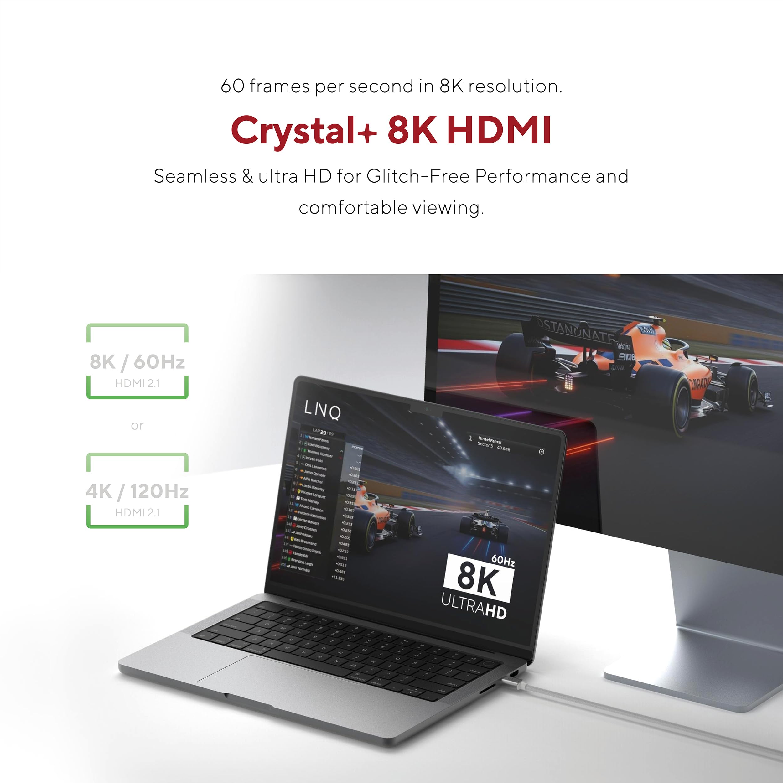 Linq Connects Kabel USB-C do HDMI Pro 8K/60Hz 2m