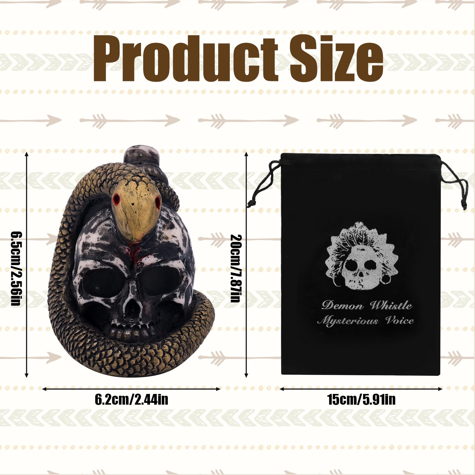 BOXOB Screaming Aztec Death Whistle - Image 2