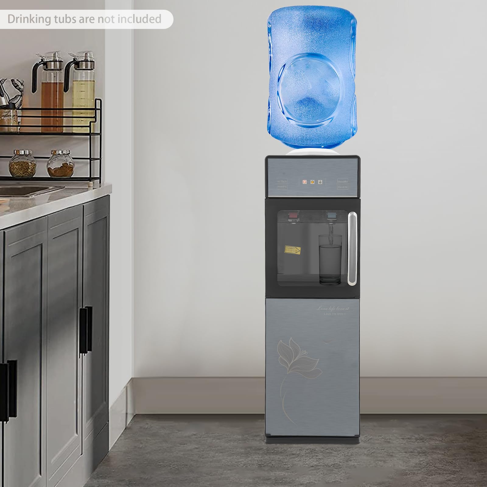 Dispensador de Agua Eléctrico Automático con Grifo, Agua Caliente para Oficina y Cocina