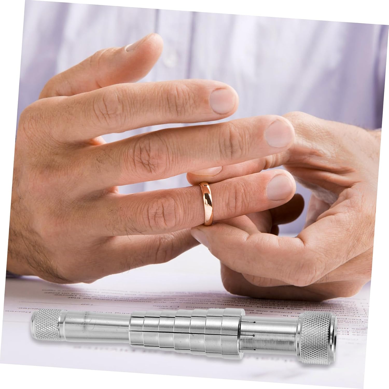 Ipetboom Ring Stretching Tool Jewelry Adjusting Rod Ring Adjusting Tool Expander Jewelry Sizing