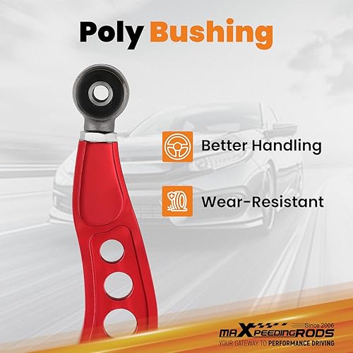 Miniatura 3 de maXpeedingrods Brazos de control superiores traseros para Honda Civic Coupe Sedan Acura CSX-S 2006-2015, Camber ajustable 3