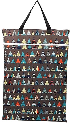 ReUseLife Bolsa grande para pañales de tela húmedaseca para pañales reutilizables o ropa sucia