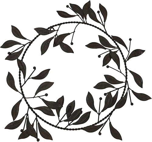 Miniatura 3 de Ebros Gift Juego de 4 coronas florales redondas grandes de 17 pulgadas de diámetro, diseño de medallón de árbol de la vida, diseño de círculo, de