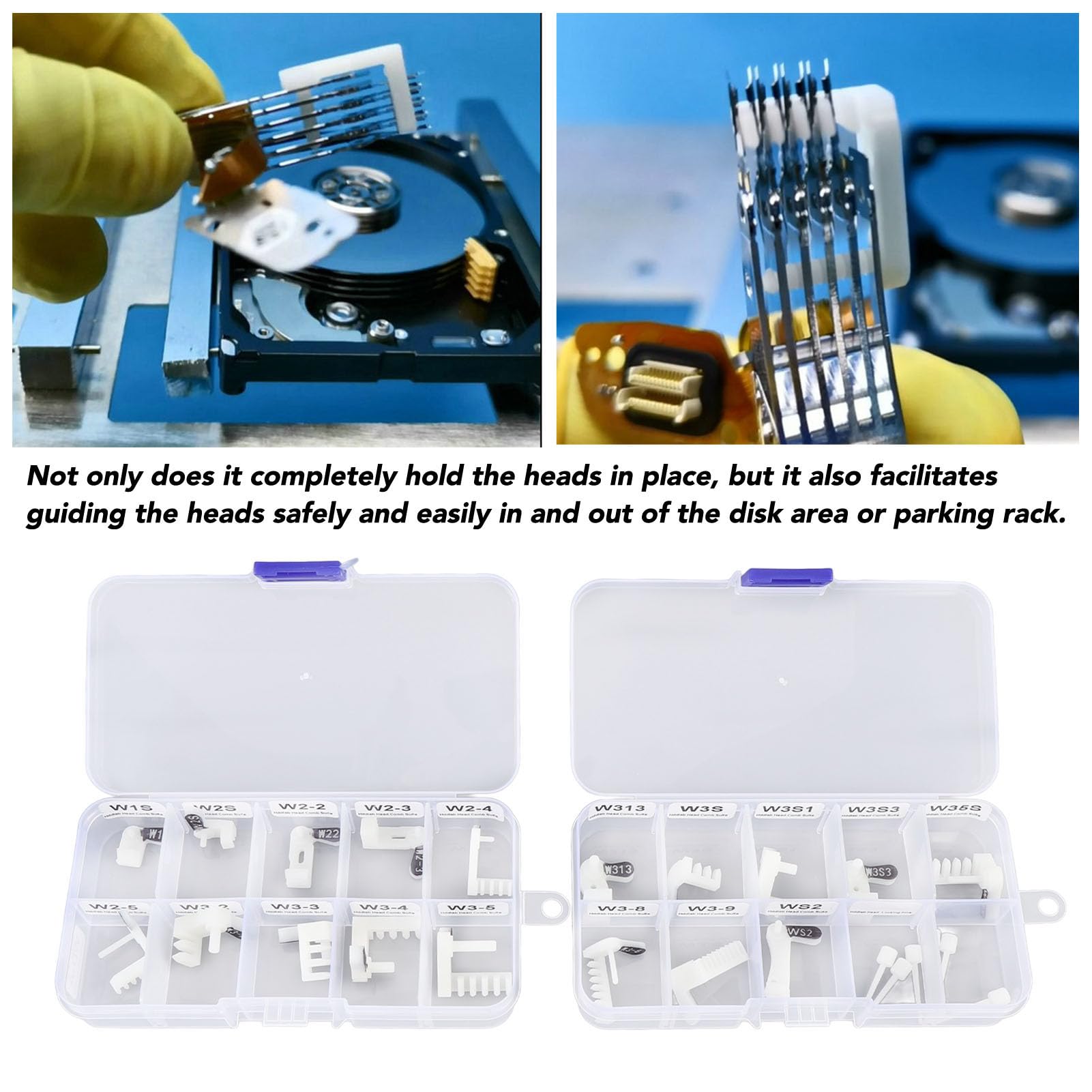 こ*う様 【LOST D 3.0 5.11】 1 Set Hard Drive Repair Head Replacing Tool Kit, Hard Drive Combs