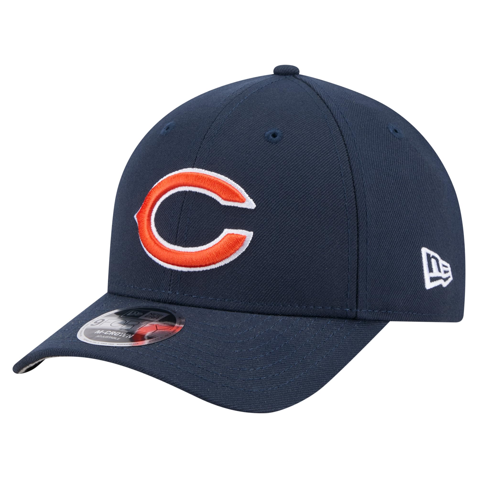New Era Men's Navy 9Forty M-Crow Snapback Cap - Chicago Bears