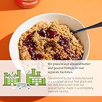 Vista 6 de Mantequilla de Almendras Barney Butter, Textura Crujiente, Frasco de 10 Onzas, Sin Azúcar ni Sal Añadida, Almendras Sin Piel, No Requiere Mezcla