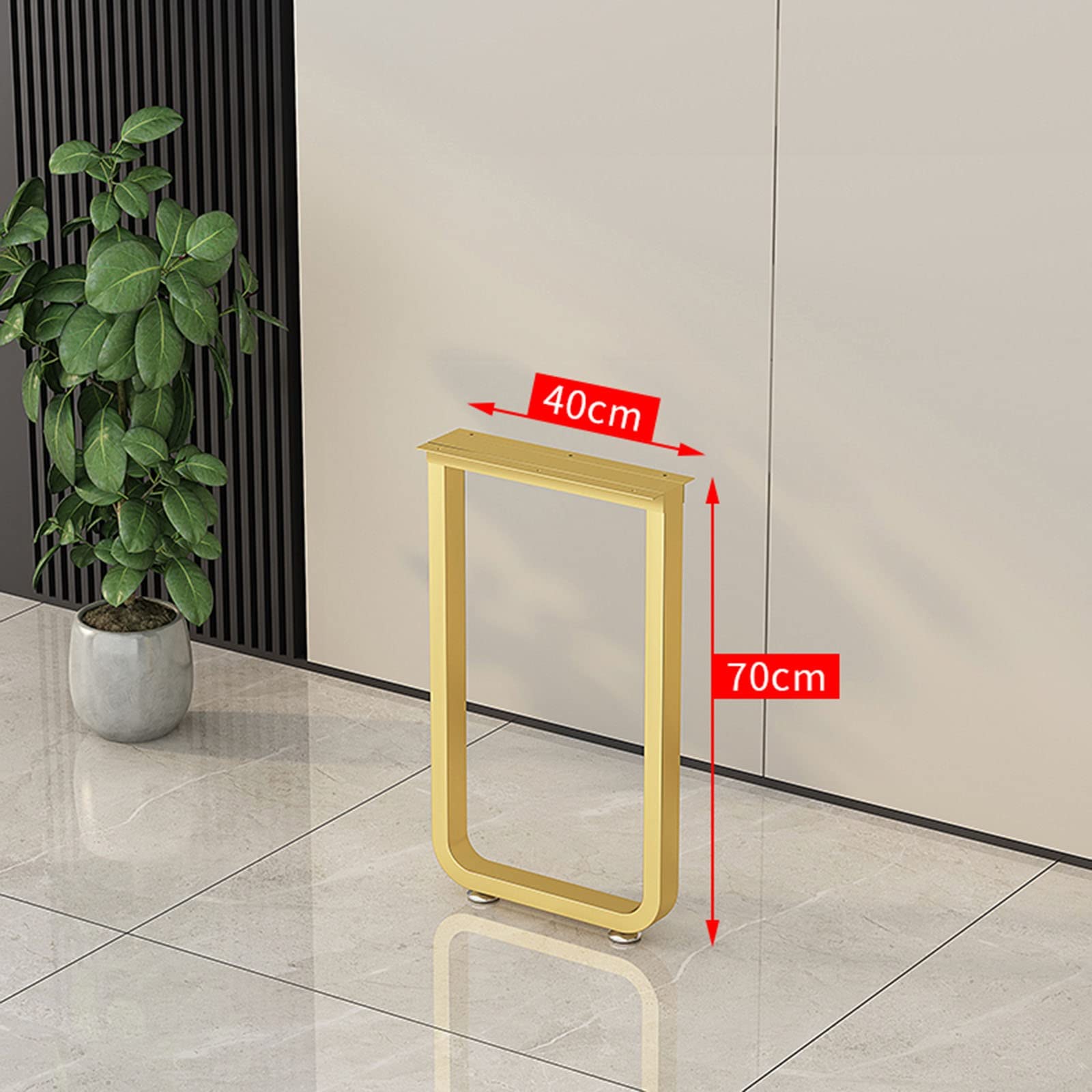 Amazon.co.jp: テーブル脚、長方形 アイアン脚パーツ、40/50/60/70cm